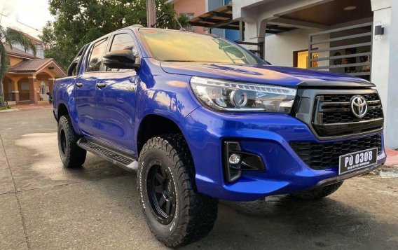 Blue Toyota Hilux 2019 for sale in Automatic-2