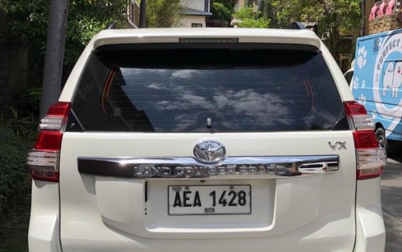 Pearl White Toyota Land Cruiser Prado 2015 for sale in Pasig -5