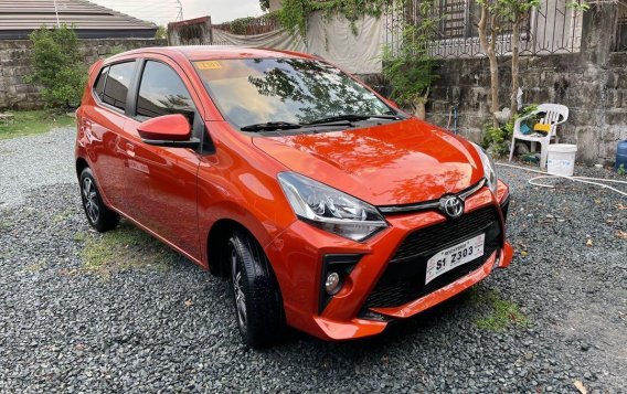 Orange Toyota Wigo 2021 for sale in Quezon -2