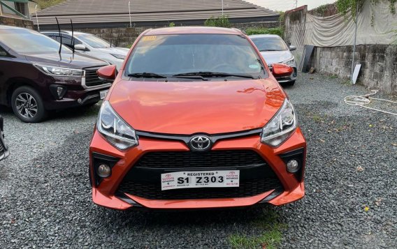 Orange Toyota Wigo 2021 for sale in Quezon -1