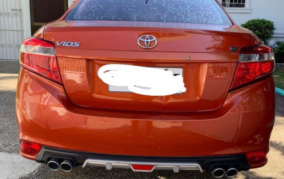 Orange Toyota Vios 2017 for sale in Muntinlupa-5