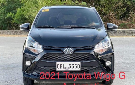 Selling Black Toyota Wigo 2021 in Parañaque