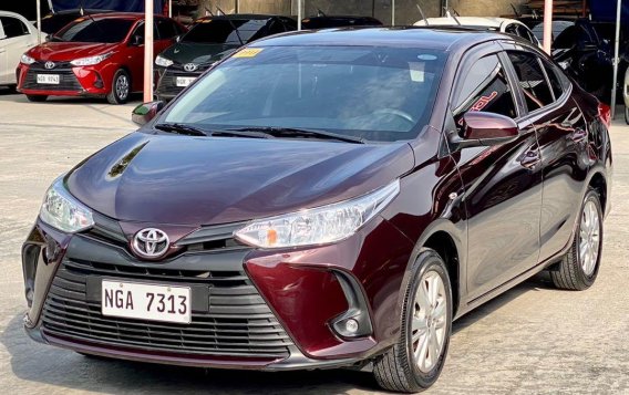 Red Toyota Vios 2021 for sale in Parañaque-1