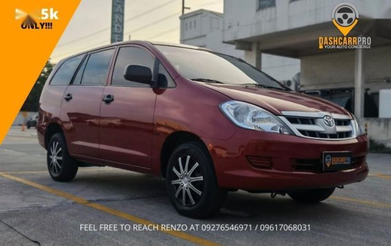 Red Toyota Innova 2006 for sale in Manila-7