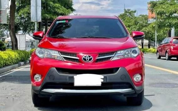 Red Toyota RAV4 2014 for sale in Quezon 