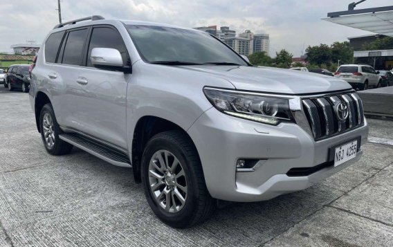 Silver Toyota Land cruiser prado 2018 for sale in Automatic