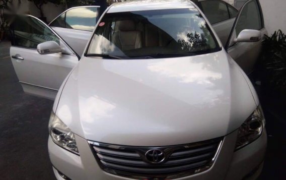 Pearl White Toyota Camry 2008 for sale in Quezon -2