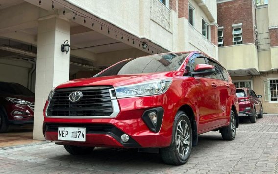 Selling Red Toyota Innova 2021 in Manila-1