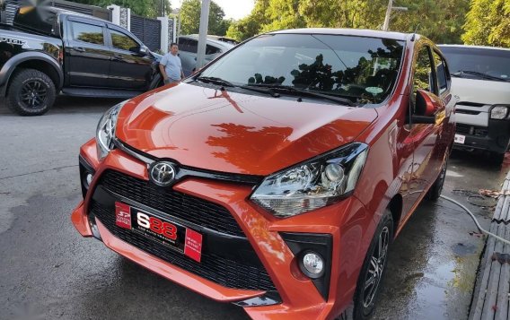 Selling Orange Toyota Wigo 2021 in Quezon -1