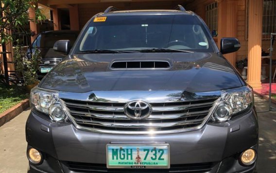 Silver Toyota Fortuner 2013 for sale in Batangas-4