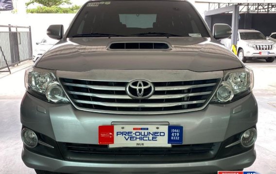 Silver Toyota Fortuner 2015 for sale in Cavite