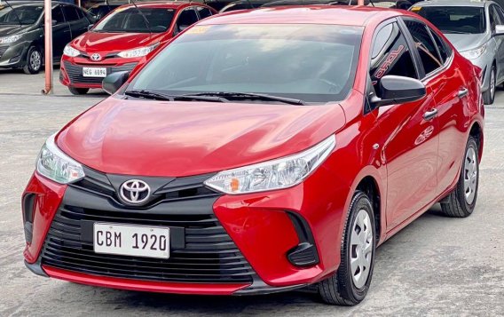 Red Toyota Vios 2021 for sale in Parañaque-1