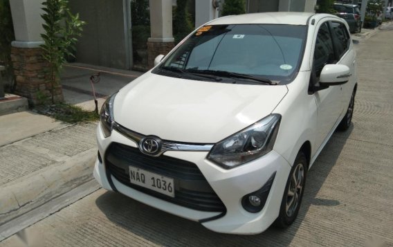 Selling White Toyota Wigo 2018 in Quezon 