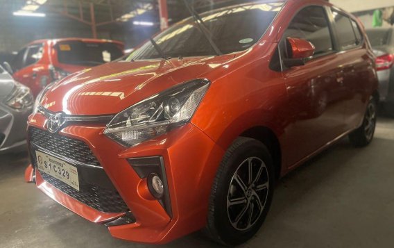 Orange Toyota Wigo 2021 for sale in Automatic-1