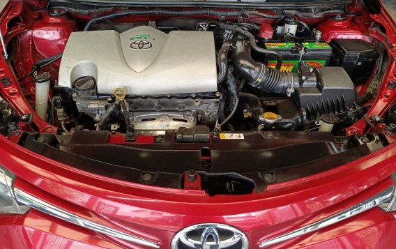 Red Toyota Vios 2017 for sale in Las Piñas-3