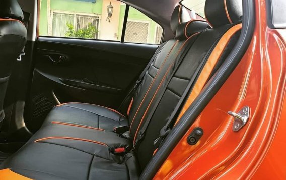 Orange Toyota Vios 2016 for sale in Automatic-7