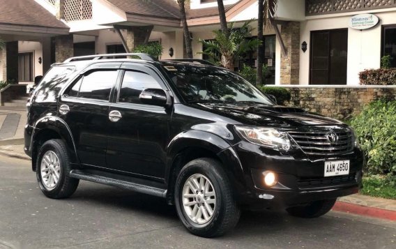 Purple Toyota Fortuner 2014 for sale in Automatic-3