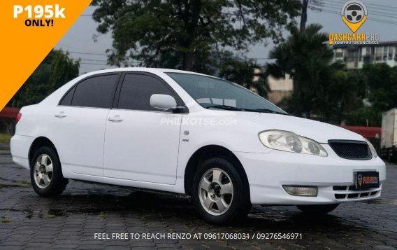 2001 Toyota Altis in Manila, Metro Manila-2