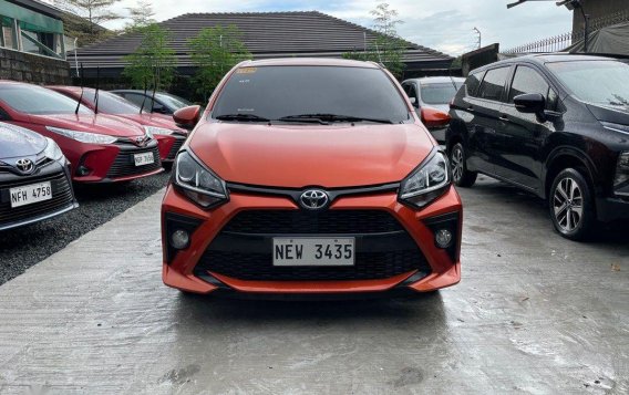 Orange Toyota Wigo 2021 for sale in Quezon City-1