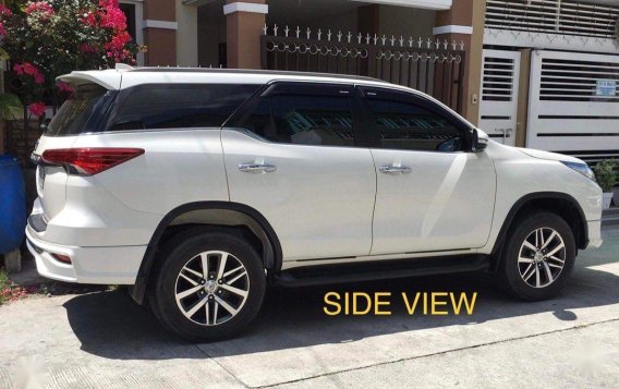 Sell Pearl White 2017 Toyota Fortuner in Floridablanca