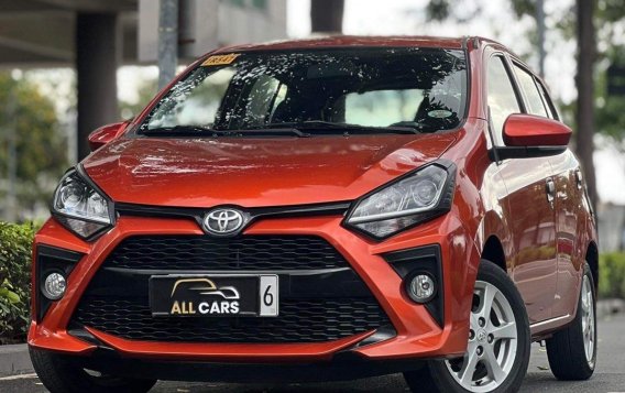Orange Toyota Wigo 2021 for sale in Makati-1