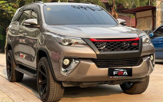 Bronze Toyota Fortuner 2018 for sale in Automatic