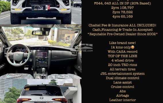2022 Toyota Fortuner GR-S 2.8 Diesel 4x4 AT in Makati, Metro Manila