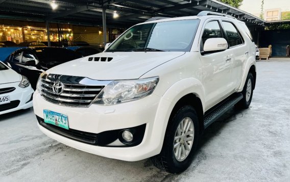 Pearl White Toyota Fortuner 2014 for sale in Automatic