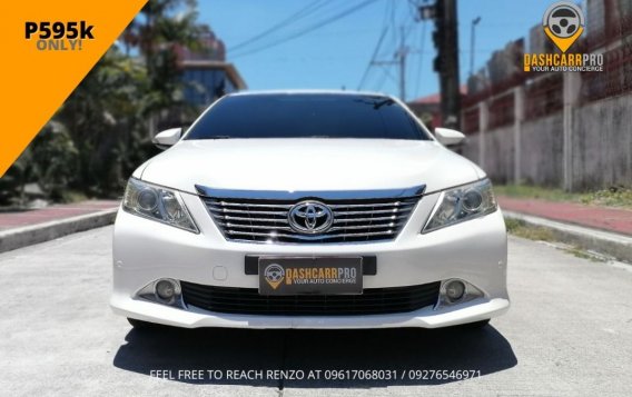 Selling Pearl White Toyota Camry 2013 in Manila-7