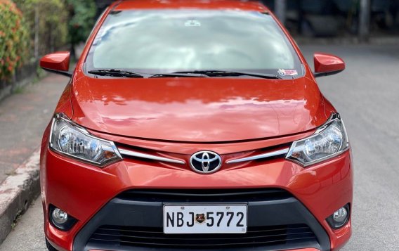 Orange Toyota Vios 2018 for sale in Automatic-3