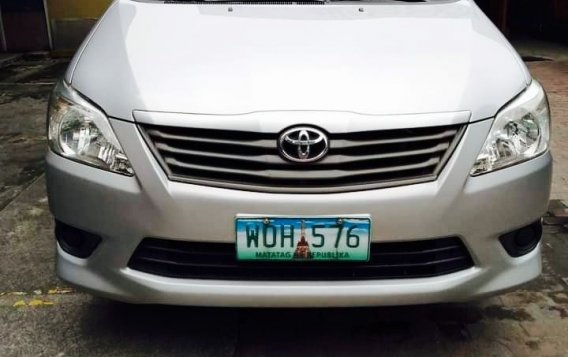 Silver Toyota Innova 2014 for sale in Quezon City