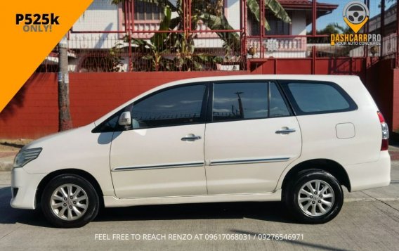 Pearl White Toyota Innova 2012 for sale in Automatic-8