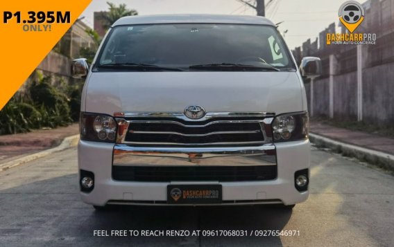 Sell Pearl White 2016 Toyota Hiace Super Grandia in Manila-8