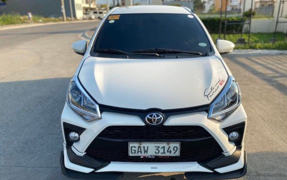 Selling White Toyota Wigo 2022 in Quezon City