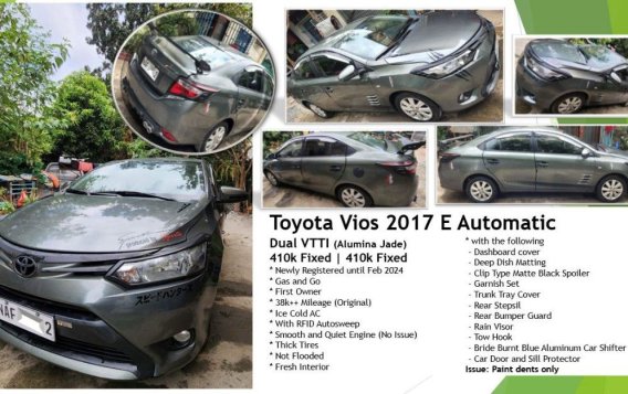 Selling White Toyota Vios 2017 in Quezon City