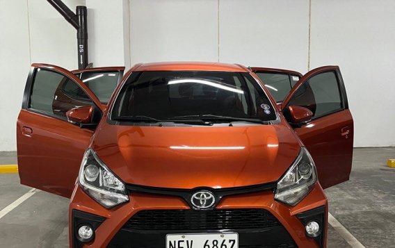 Sell Orange 2021 Toyota Wigo in Quezon City-3