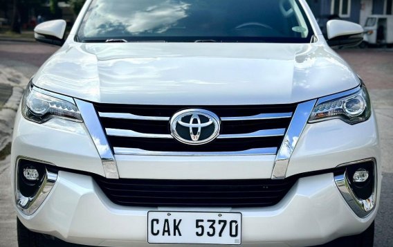 Pearl White Toyota Fortuner 2018 for sale in Automatic-1