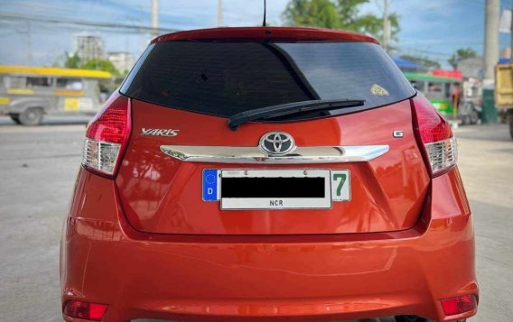 Orange Toyota Yaris 2015 for sale in Automatic-2