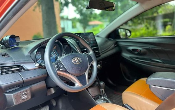 Orange Toyota Vios 2017 for sale in Manila-6