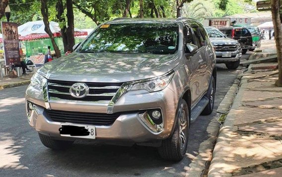 Bronze Toyota Fortuner 2019 for sale in Automatic-1