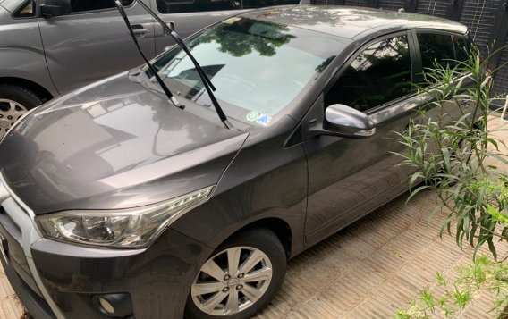 White Toyota Yaris 2014 for sale in Quezon City-8