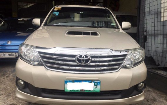 Green Toyota Fortuner 2014 for sale in Automatic-9