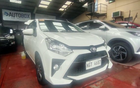 Selling White Toyota Wigo 2021 in Manila-1