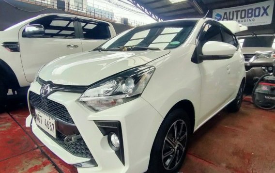 Selling White Toyota Wigo 2021 in Manila-2