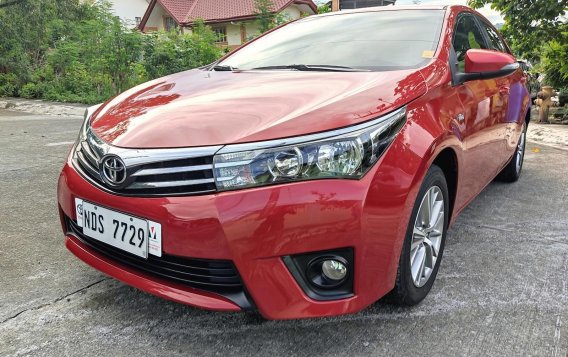 Red Toyota Vios 2016 Sedan for sale in Manila-1