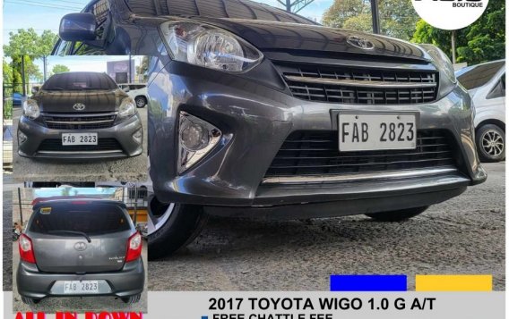 White Toyota Wigo 2017 for sale in Automatic