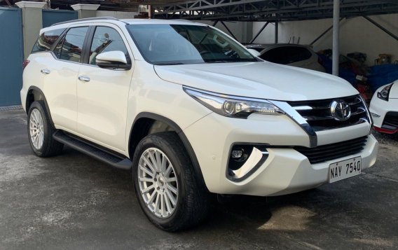 Pearl White Toyota Fortuner 2018 for sale in Automatic-2