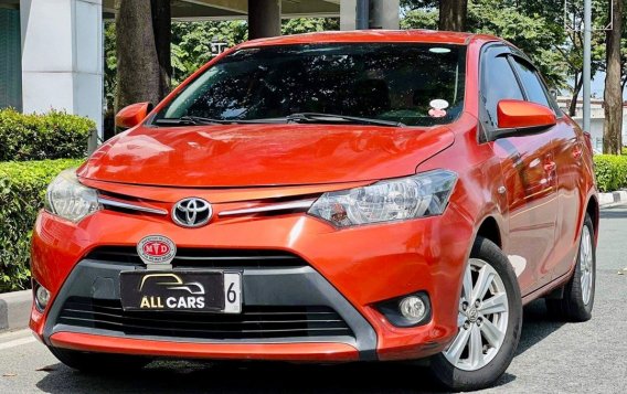 Orange Toyota Vios 2017 for sale in Automatic-1