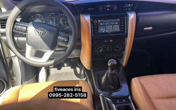 White Toyota Fortuner 2017 for sale in Mandaue-2