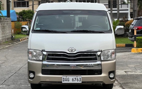 White Toyota Hiace Super Grandia 2018 for sale in Automatic-1